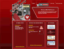 Tablet Screenshot of mikespolkaparty.com